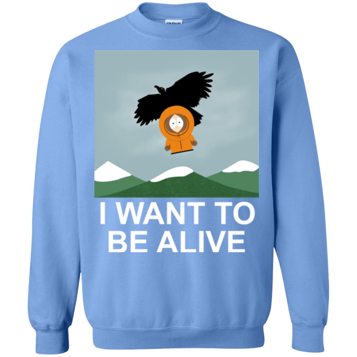 Sweatshirts Carolina Blue / S I Want to be Alive Crewneck Sweatshirt