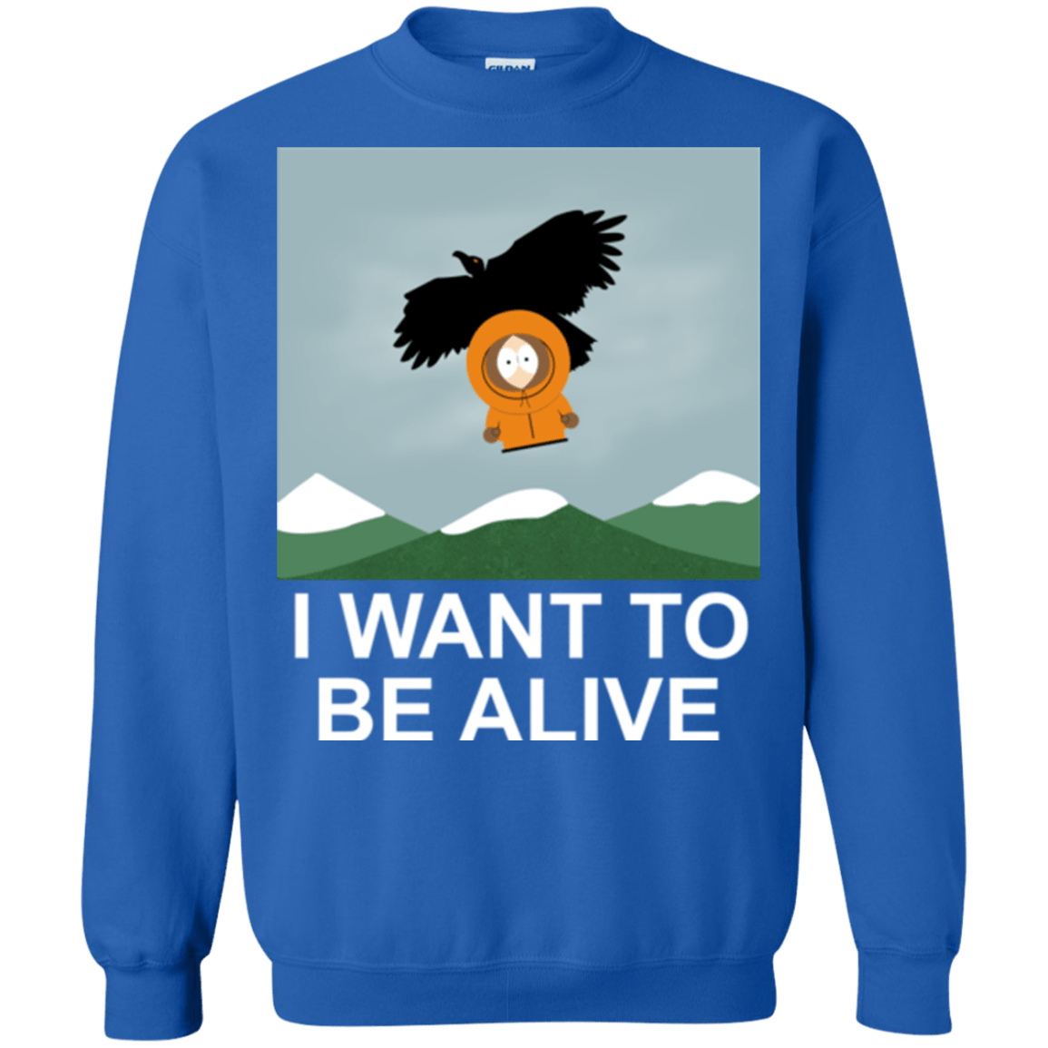 Sweatshirts Royal / S I Want to be Alive Crewneck Sweatshirt