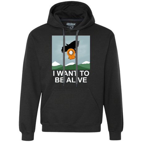Sweatshirts Black / S I Want to be Alive Premium Fleece Hoodie