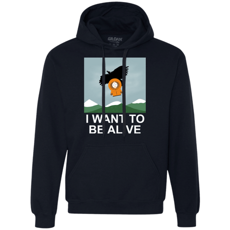 Sweatshirts Navy / S I Want to be Alive Premium Fleece Hoodie