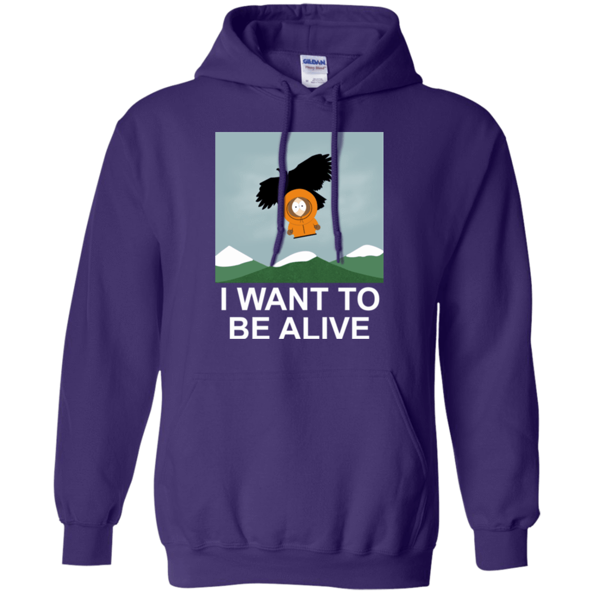 Sweatshirts Purple / S I Want to be Alive Pullover Hoodie