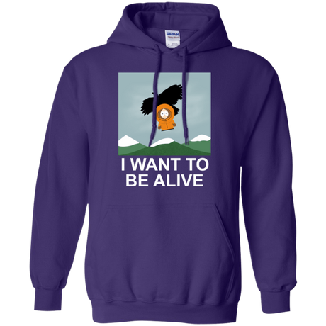 Sweatshirts Purple / S I Want to be Alive Pullover Hoodie