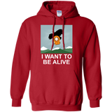 Sweatshirts Red / S I Want to be Alive Pullover Hoodie