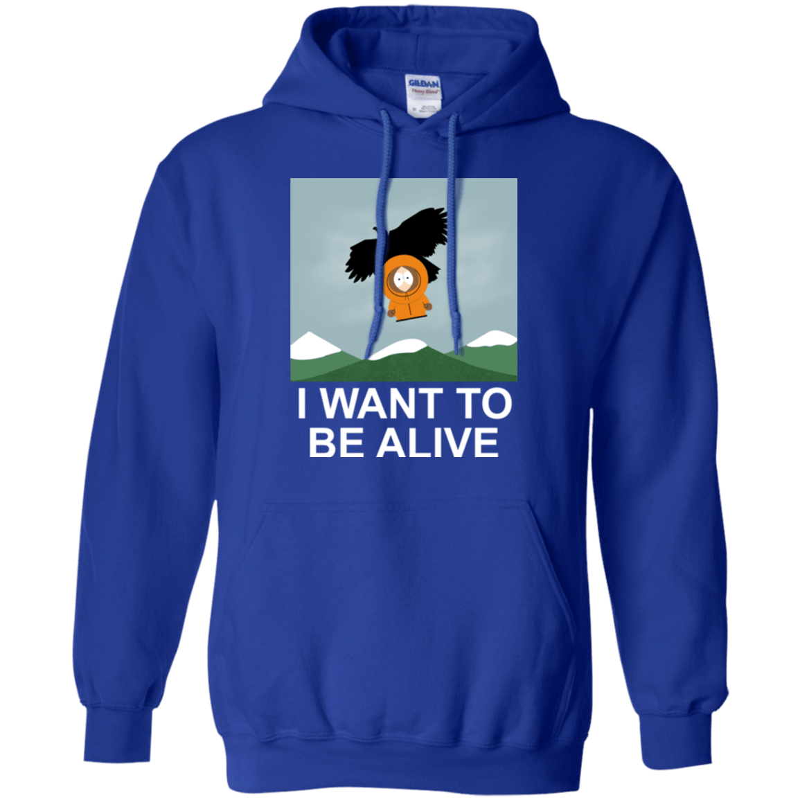 Sweatshirts Royal / S I Want to be Alive Pullover Hoodie
