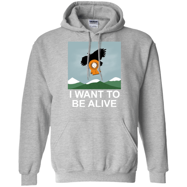 Sweatshirts Sport Grey / S I Want to be Alive Pullover Hoodie