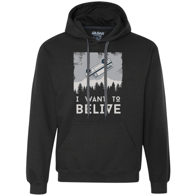 Sweatshirts Black / Small I Want to Believe Premium Fleece Hoodie