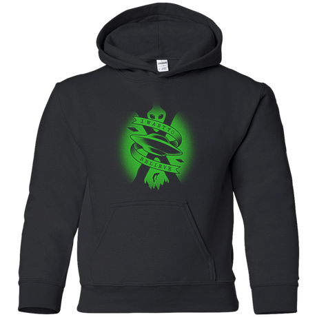 Sweatshirts Black / YS I Want To Believe Youth Hoodie