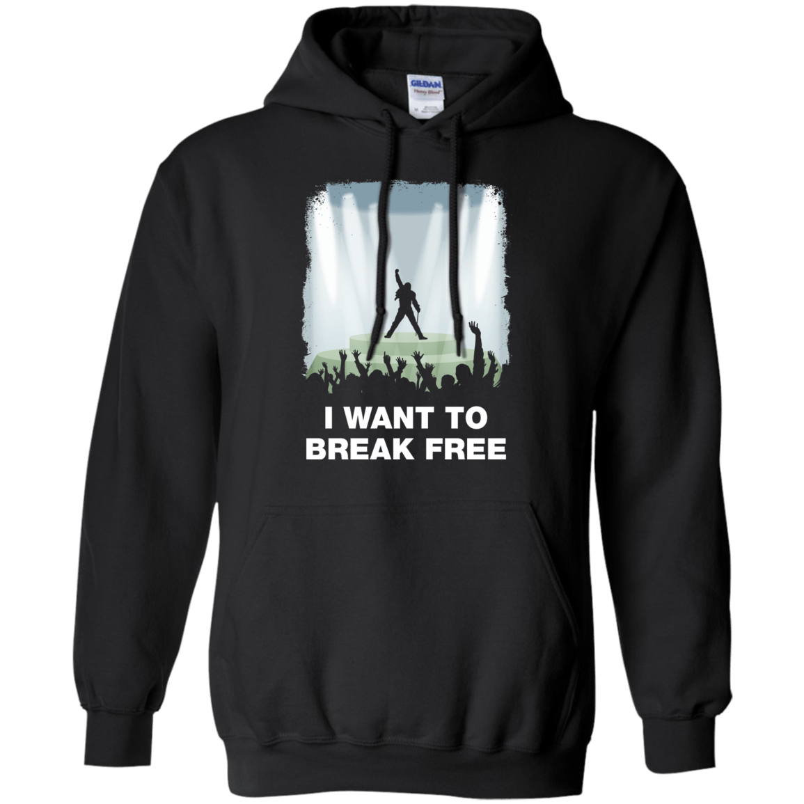 Sweatshirts Black / Small I WANT TO BREAK FREE Pullover Hoodie