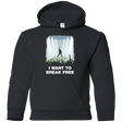 Sweatshirts Black / YS I WANT TO BREAK FREE Youth Hoodie