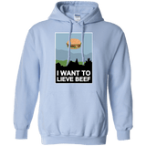 Sweatshirts Light Blue / Small I want to lieve beef Pullover Hoodie
