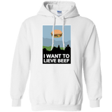 Sweatshirts White / Small I want to lieve beef Pullover Hoodie