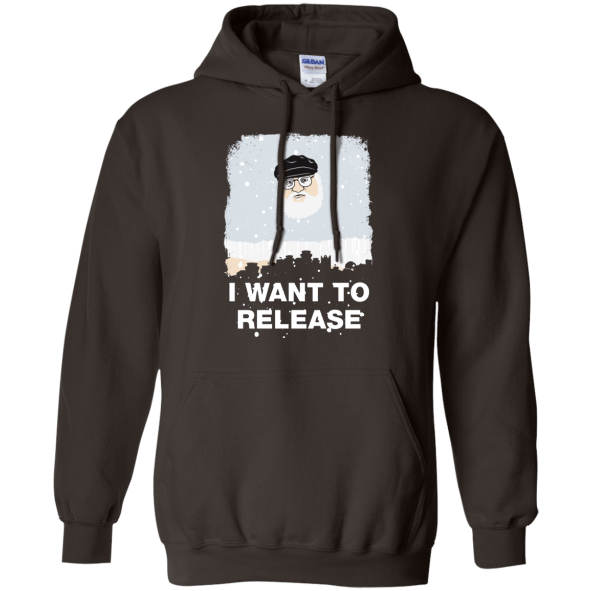 Sweatshirts Dark Chocolate / Small I Want to Release Pullover Hoodie