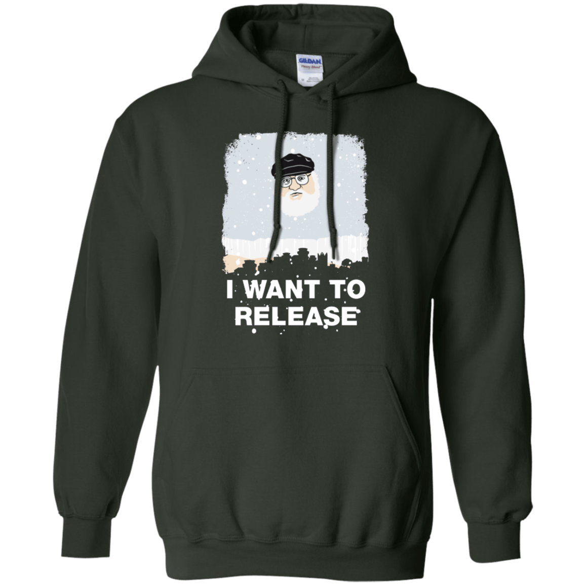 Sweatshirts Forest Green / Small I Want to Release Pullover Hoodie