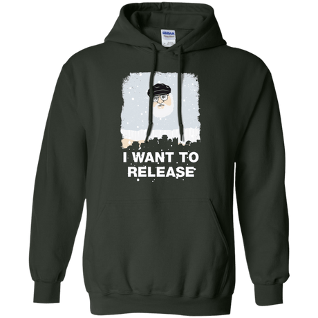 Sweatshirts Forest Green / Small I Want to Release Pullover Hoodie