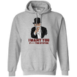 Sweatshirts Sport Grey / S i want you f3ck the system Pullover Hoodie