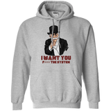 Sweatshirts Sport Grey / S i want you f3ck the system Pullover Hoodie