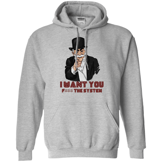 Sweatshirts Sport Grey / S i want you f3ck the system Pullover Hoodie