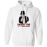 Sweatshirts White / S i want you f3ck the system Pullover Hoodie