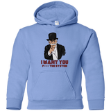 Sweatshirts Carolina Blue / YS i want you f3ck the system Youth Hoodie