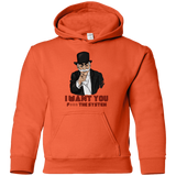 Sweatshirts Orange / YS i want you f3ck the system Youth Hoodie