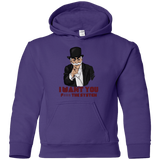 Sweatshirts Purple / YS i want you f3ck the system Youth Hoodie