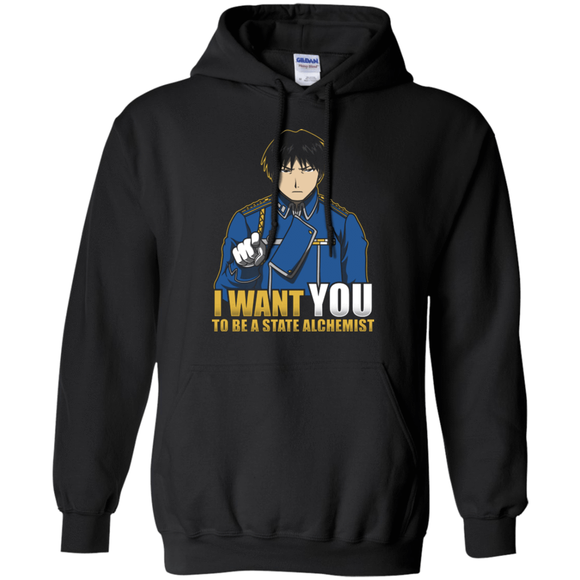 Sweatshirts Black / Small I Want You To Be A State Alchemist Pullover Hoodie