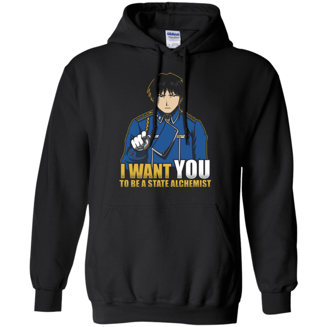 Sweatshirts Black / Small I Want You To Be A State Alchemist Pullover Hoodie
