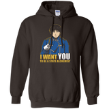 Sweatshirts Dark Chocolate / Small I Want You To Be A State Alchemist Pullover Hoodie