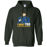 Sweatshirts Forest Green / Small I Want You To Be A State Alchemist Pullover Hoodie