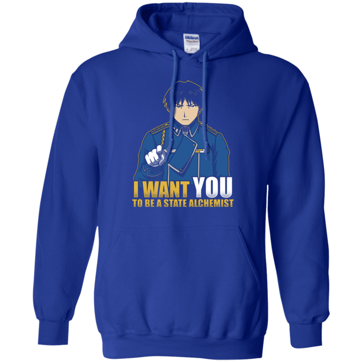 Sweatshirts Royal / Small I Want You To Be A State Alchemist Pullover Hoodie