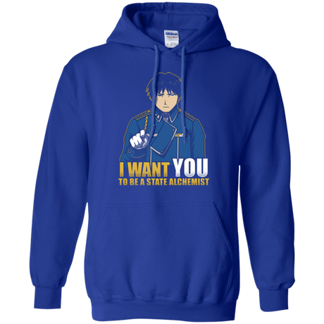 Sweatshirts Royal / Small I Want You To Be A State Alchemist Pullover Hoodie