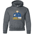 Sweatshirts Dark Heather / YS I Want You To Be A State Alchemist Youth Hoodie