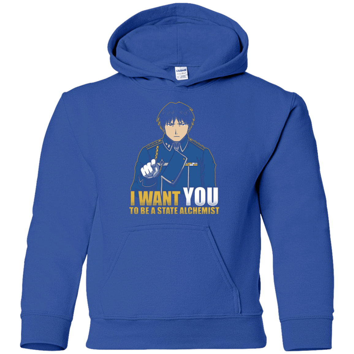 Sweatshirts Royal / YS I Want You To Be A State Alchemist Youth Hoodie
