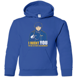 Sweatshirts Royal / YS I Want You To Be A State Alchemist Youth Hoodie