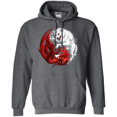 Sweatshirts Dark Heather / Small Ice and Fire Pullover Hoodie