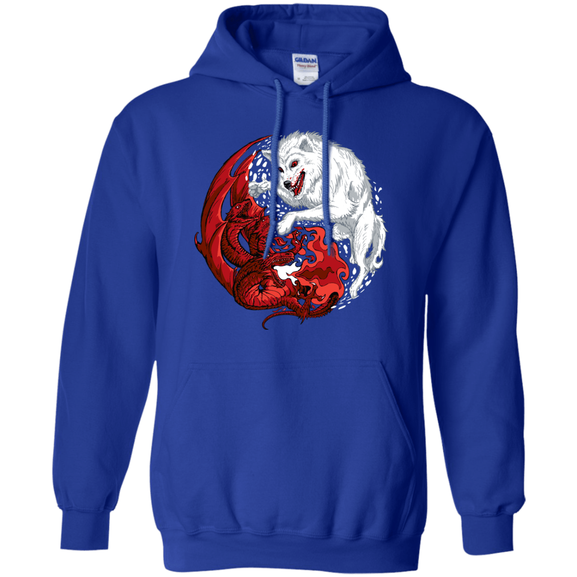 Sweatshirts Royal / Small Ice and Fire Pullover Hoodie