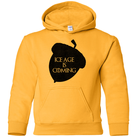 Sweatshirts Gold / YS Ice coming Youth Hoodie