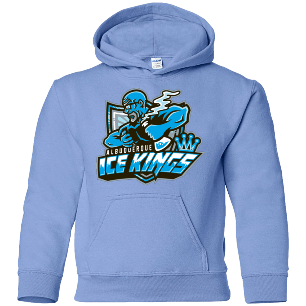 Sweatshirts Carolina Blue / YS Ice Kings Youth Hoodie