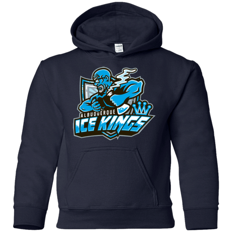 Sweatshirts Navy / YS Ice Kings Youth Hoodie