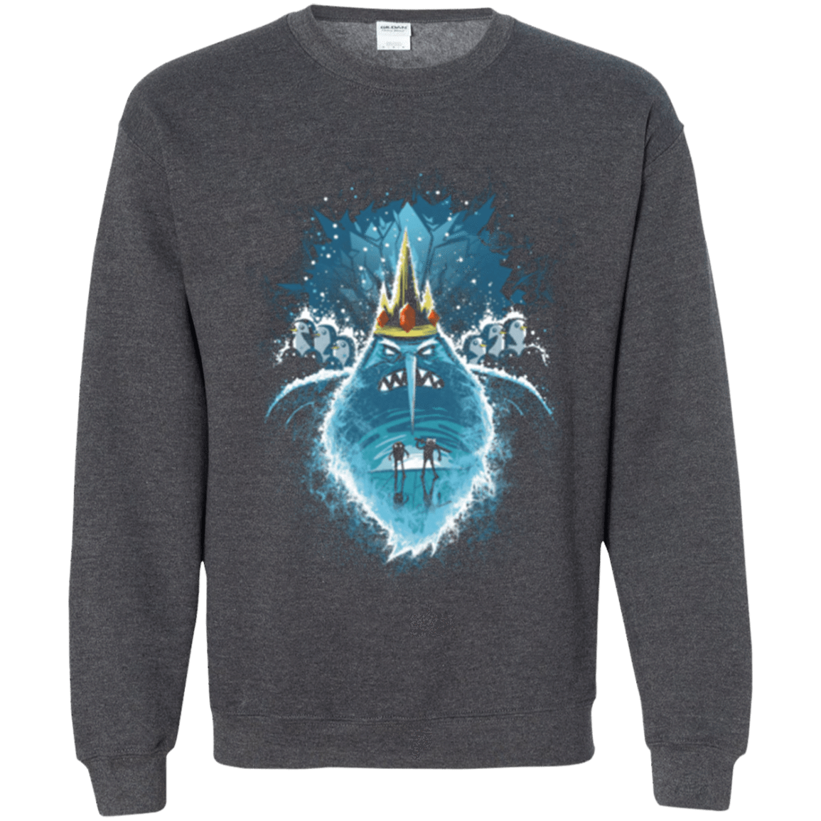 Sweatshirts Dark Heather / S Ice Nightmare Crewneck Sweatshirt