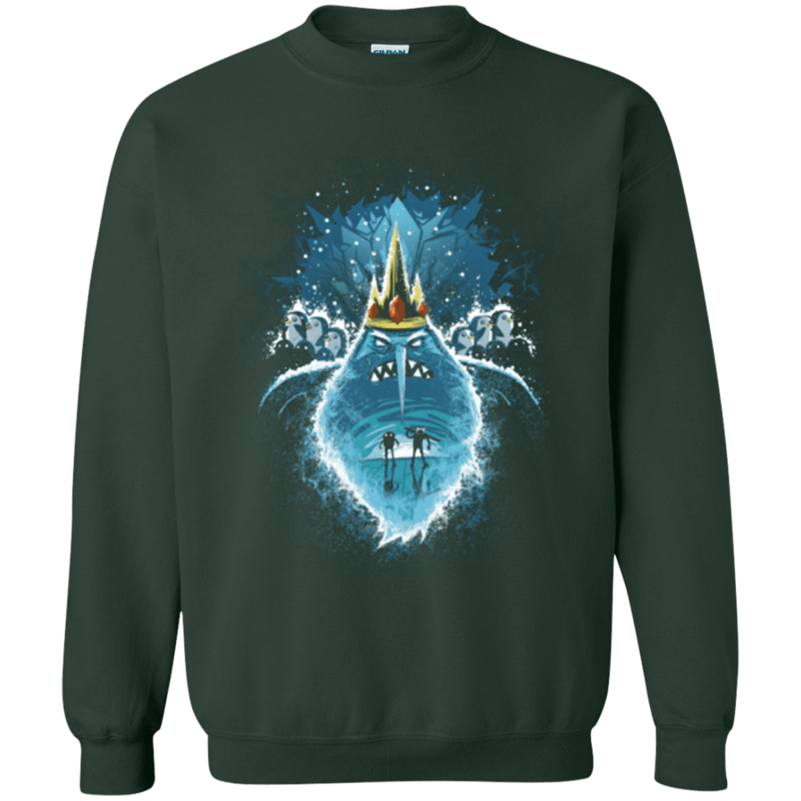 Sweatshirts Forest Green / S Ice Nightmare Crewneck Sweatshirt