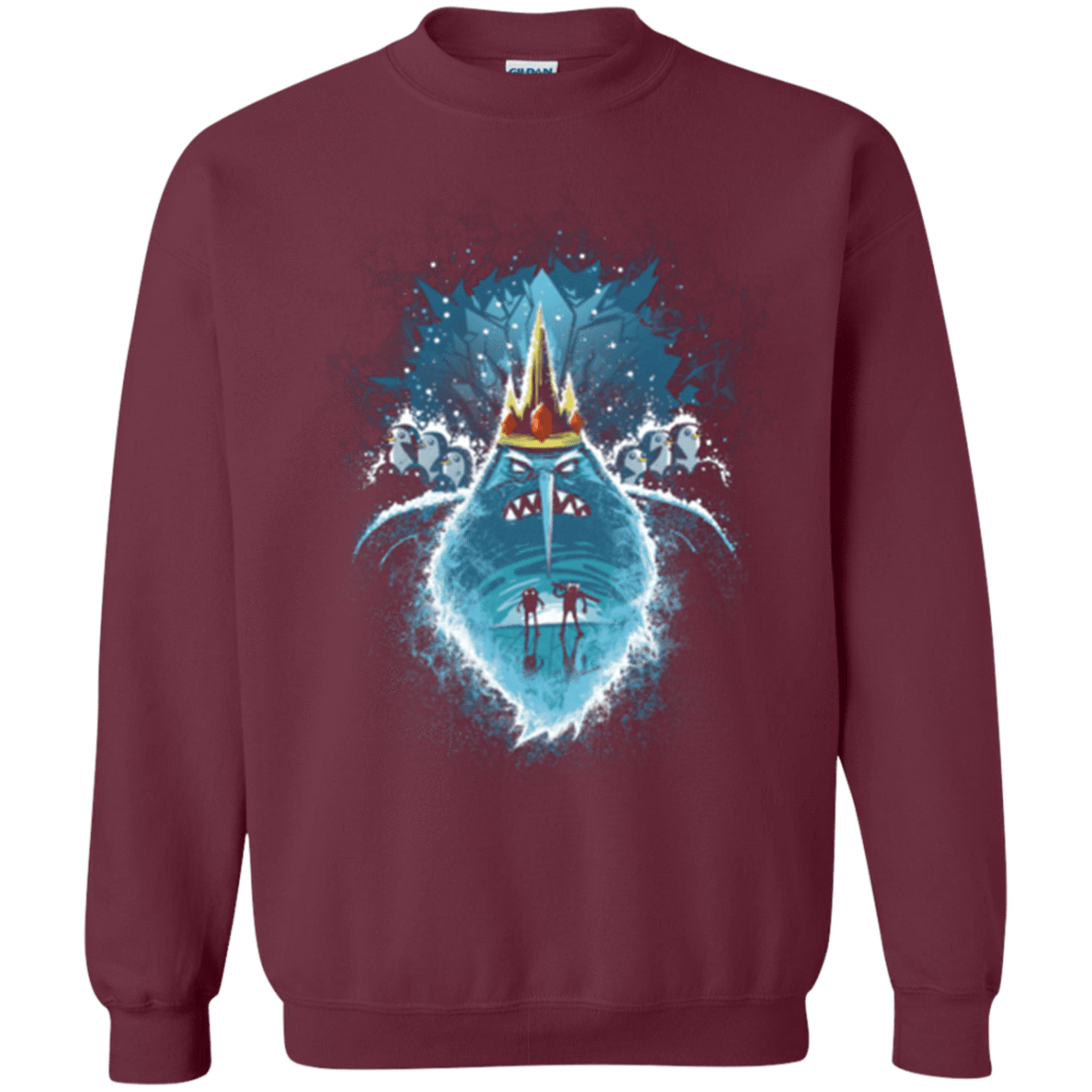 Sweatshirts Maroon / S Ice Nightmare Crewneck Sweatshirt