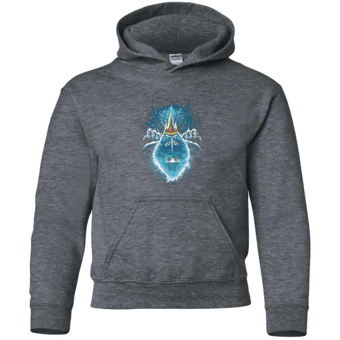 Sweatshirts Dark Heather / YS Ice Nightmare Youth Hoodie