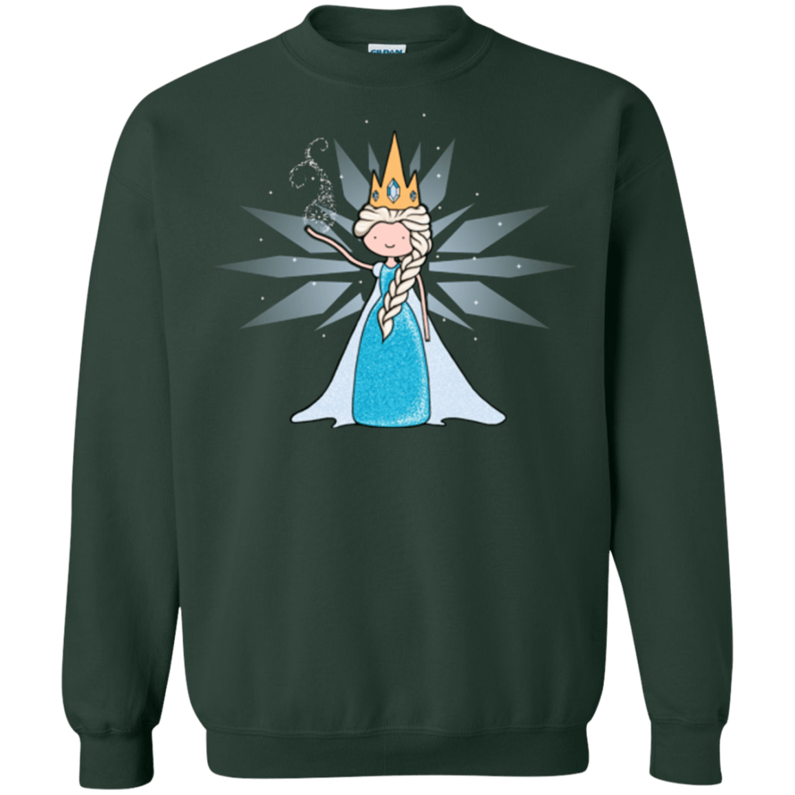 Sweatshirts Forest Green / Small Ice Queen Crewneck Sweatshirt