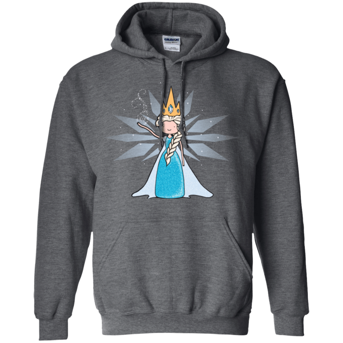 Sweatshirts Dark Heather / Small Ice Queen Pullover Hoodie