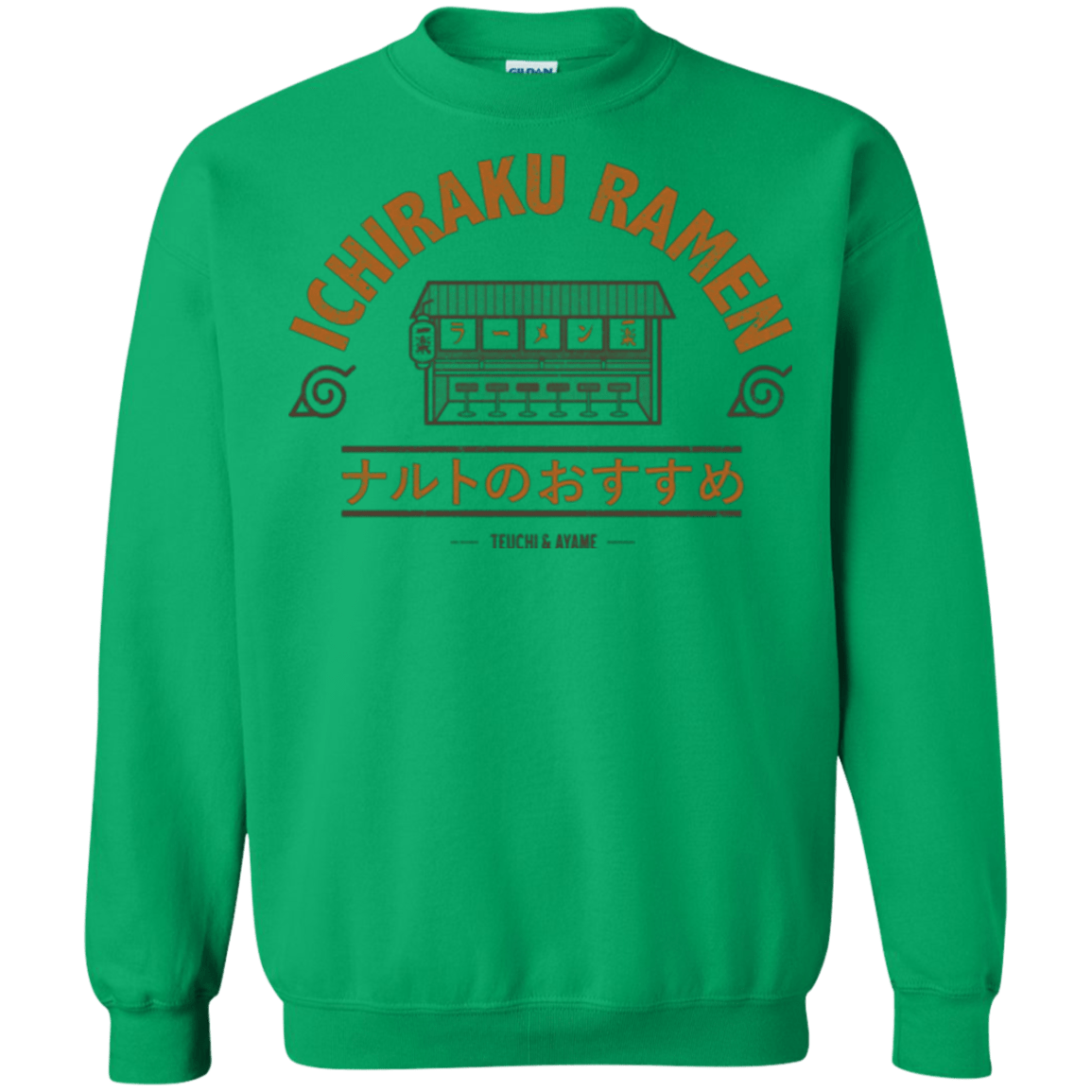 Sweatshirts Irish Green / Small Ichiraku Crewneck Sweatshirt