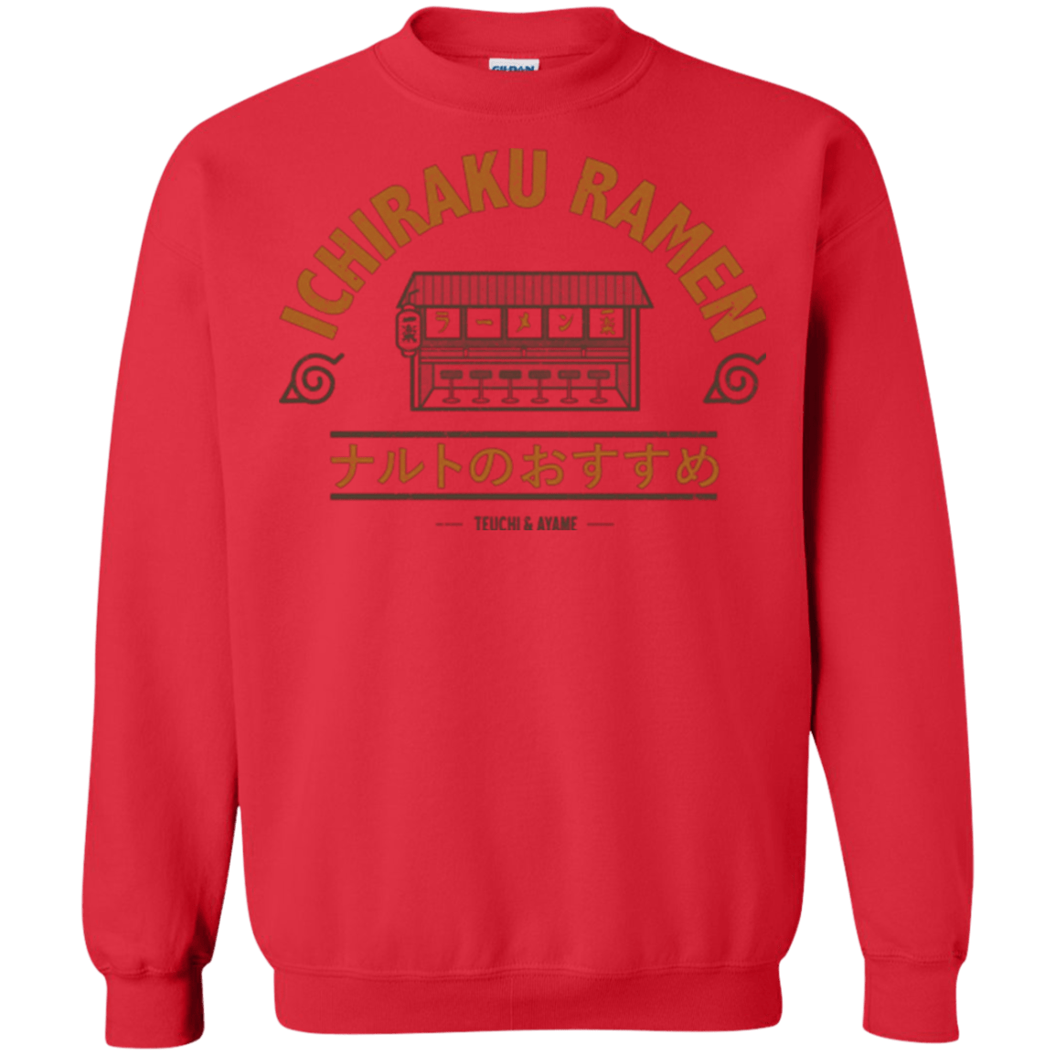 Sweatshirts Red / Small Ichiraku Crewneck Sweatshirt