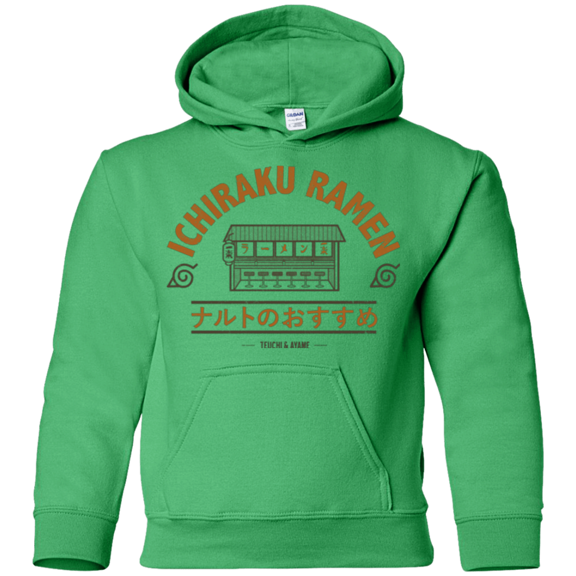 Sweatshirts Irish Green / YS Ichiraku Youth Hoodie