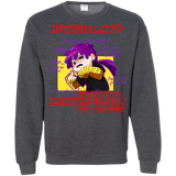 Sweatshirts Dark Heather / Small Idiot phobia Crewneck Sweatshirt