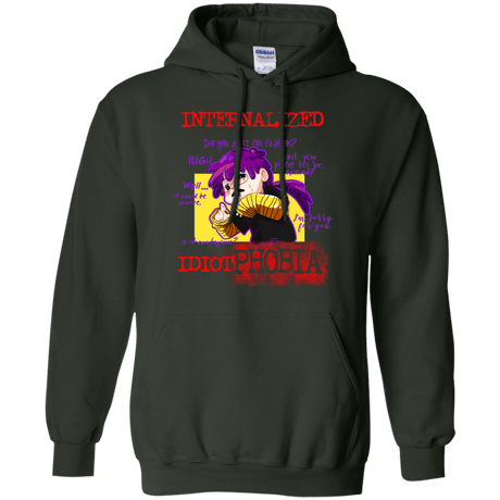 Sweatshirts Forest Green / Small Idiot phobia Pullover Hoodie